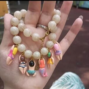 Beach Babes Bikini Girls Necklace